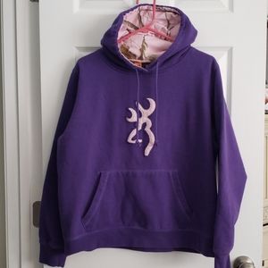 Browning purple hoodie XXL